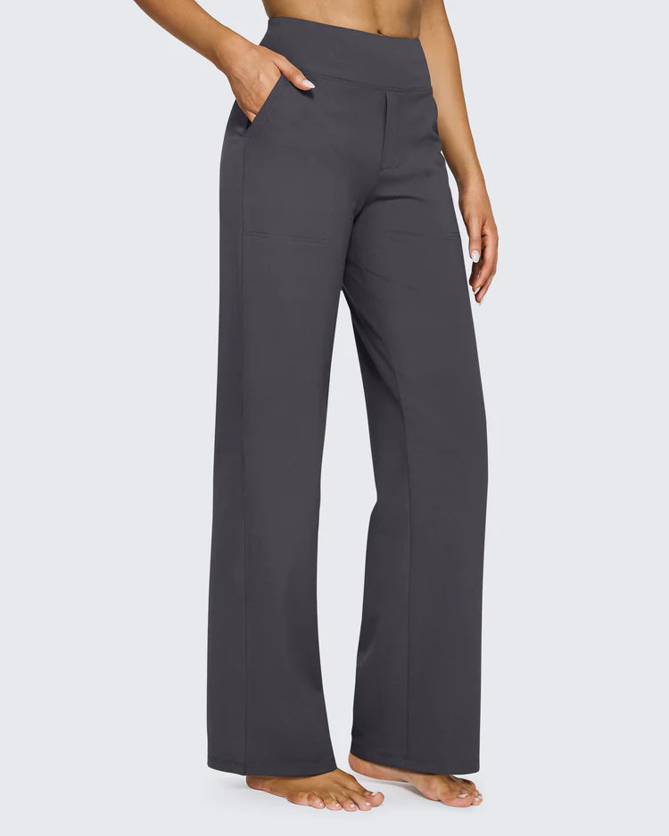 (Holiday discounts)Loose High-Rise Business Casual Pants