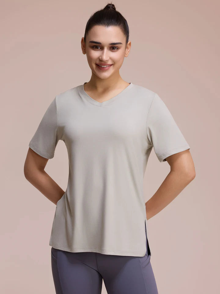 3-Pack Plus Size V-Neck T-Shirts for Women – Lightweight, Loose Fit Summer Essentials