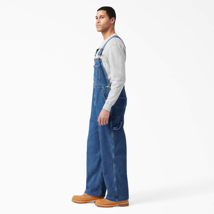 🔥Last Day Promotion!Men's Denim Bib Overalls, Workwear with Adjustable Straps and Convenient Tool Pockets