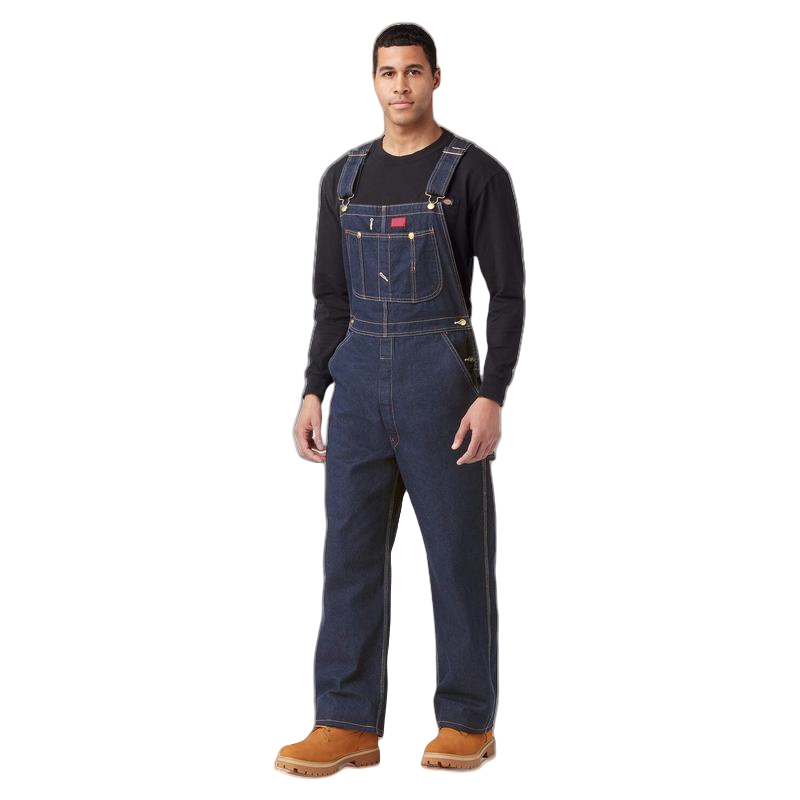 🔥Last Day Promotion!Men's Denim Bib Overalls, Workwear with Adjustable Straps and Convenient Tool Pockets