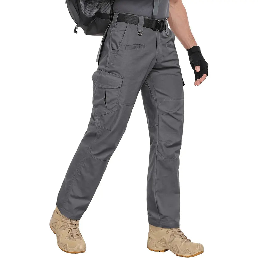 Men's Ripstop Water-Resistant Cargo Pants,Ripstop Water Resistant Hiking Work Pants