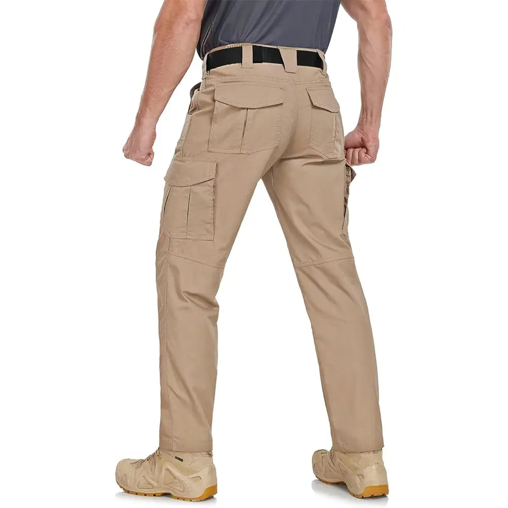 Men's Ripstop Water-Resistant Cargo Pants,Ripstop Water Resistant Hiking Work Pants